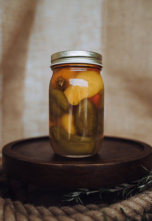 Fermented Italian Vegetables- Spicy - Rich in Probiotics